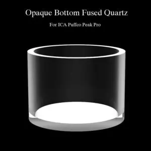 Opaque Bottom Fused Quartz Insert for ICA Puffco Peak Pro & Pockety